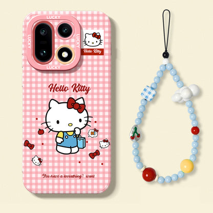 Hello Kitty Liquid Silicone Lanyard Case