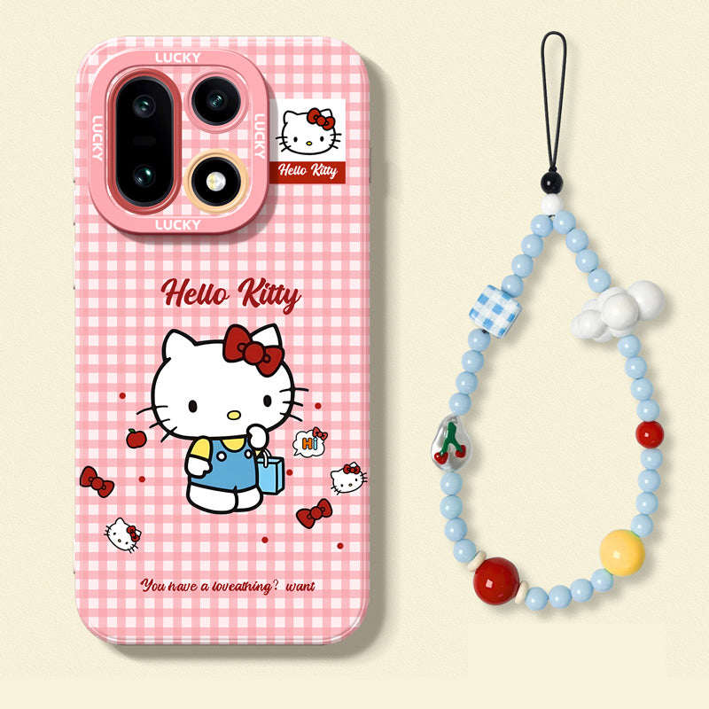Hello Kitty Liquid Silicone Lanyard Case