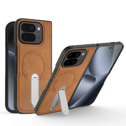 Folding Stand Business Leather Case