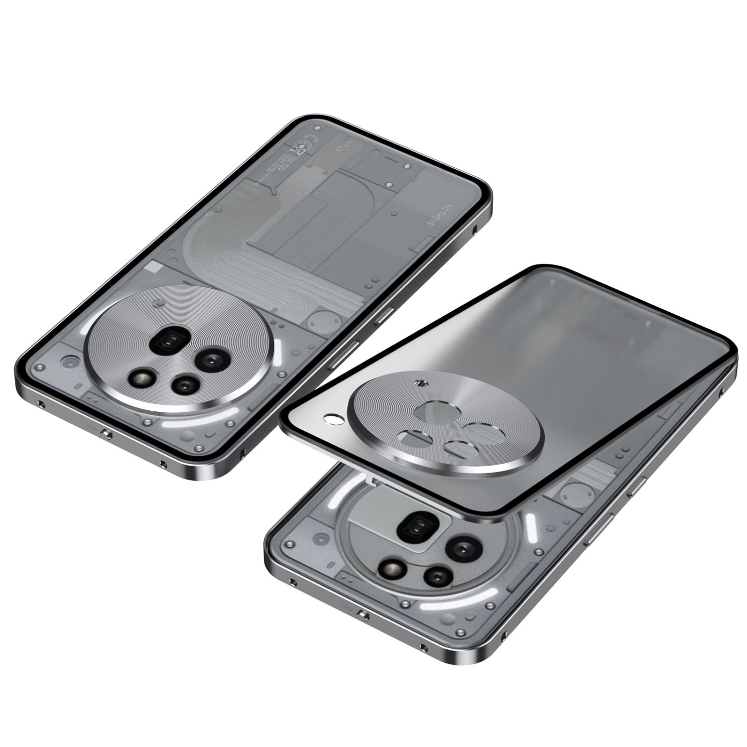 Single-Sided Buckle Metal Frame Case