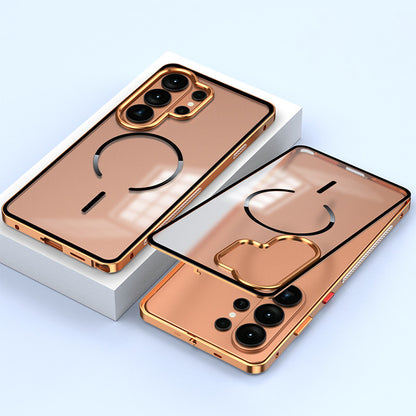 Single-Sided Buckle Metal Frame Case with MagSafe
