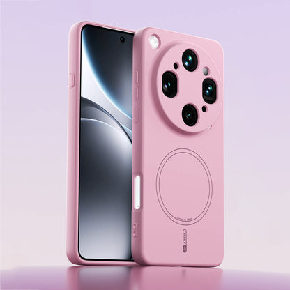 Solid Color Liquid Silicone Case with MagSafe