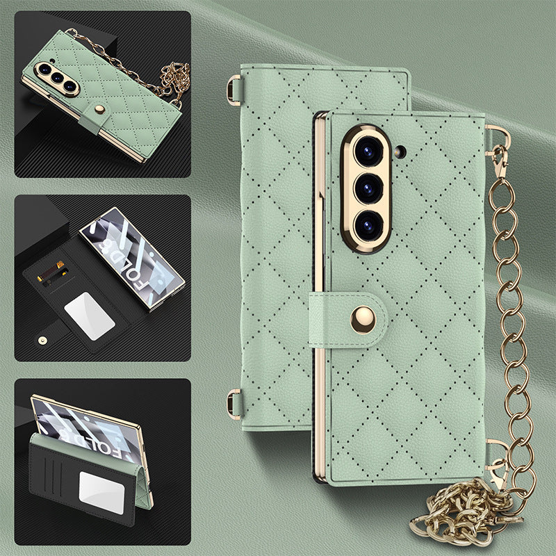 Crossbody Chain Wallet Case