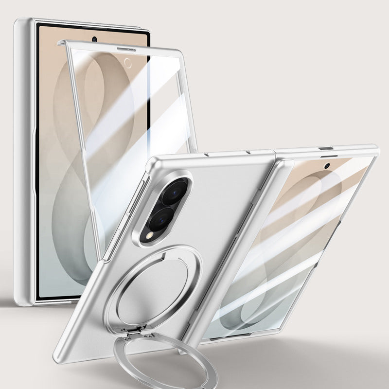 Rotating Magnet Ring Frosted Case with MagSafe