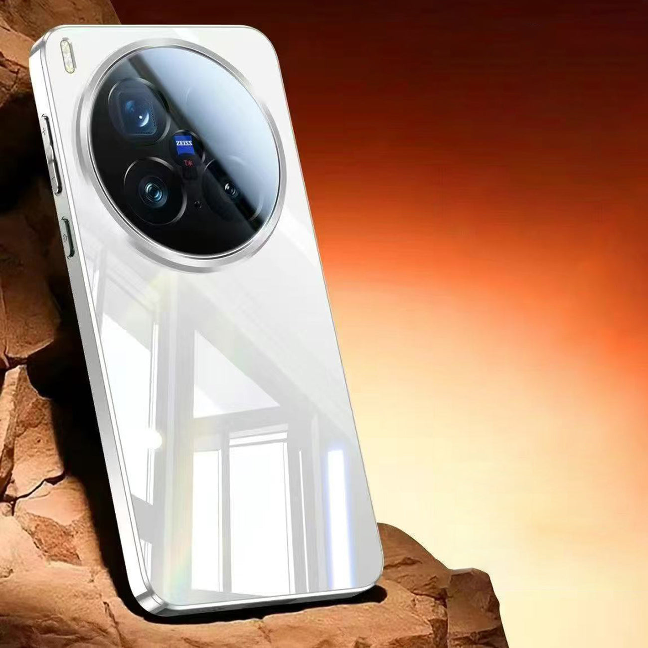 Electroplated Tempered Glass Case