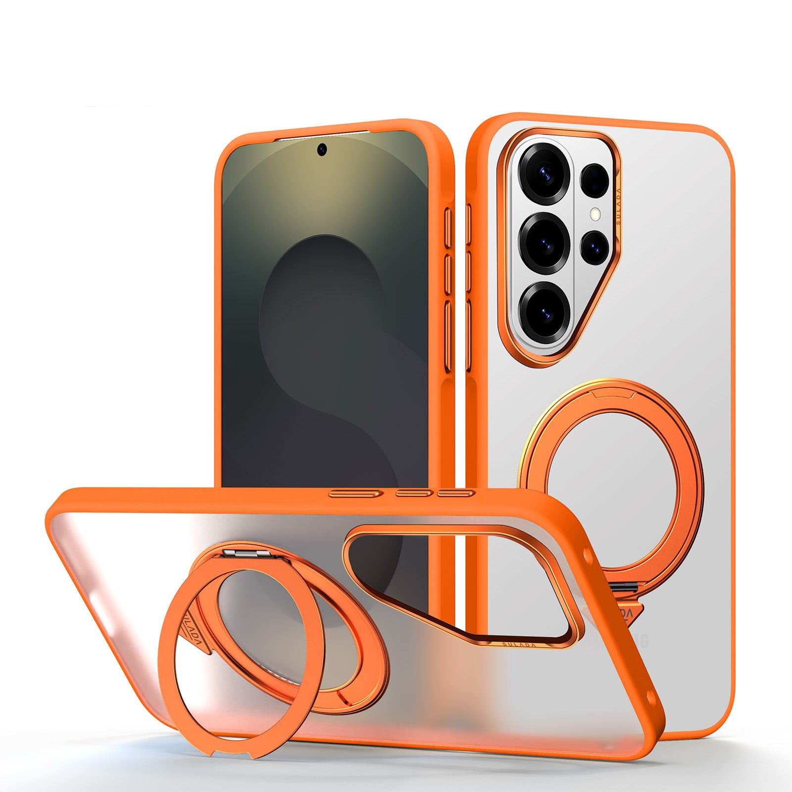 Translucent Frosted Swivel Kickstand Case with MagSafe