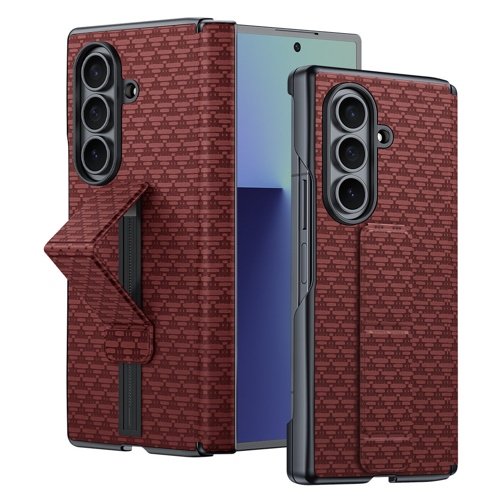 Wristband Bracket Wax Leather Case