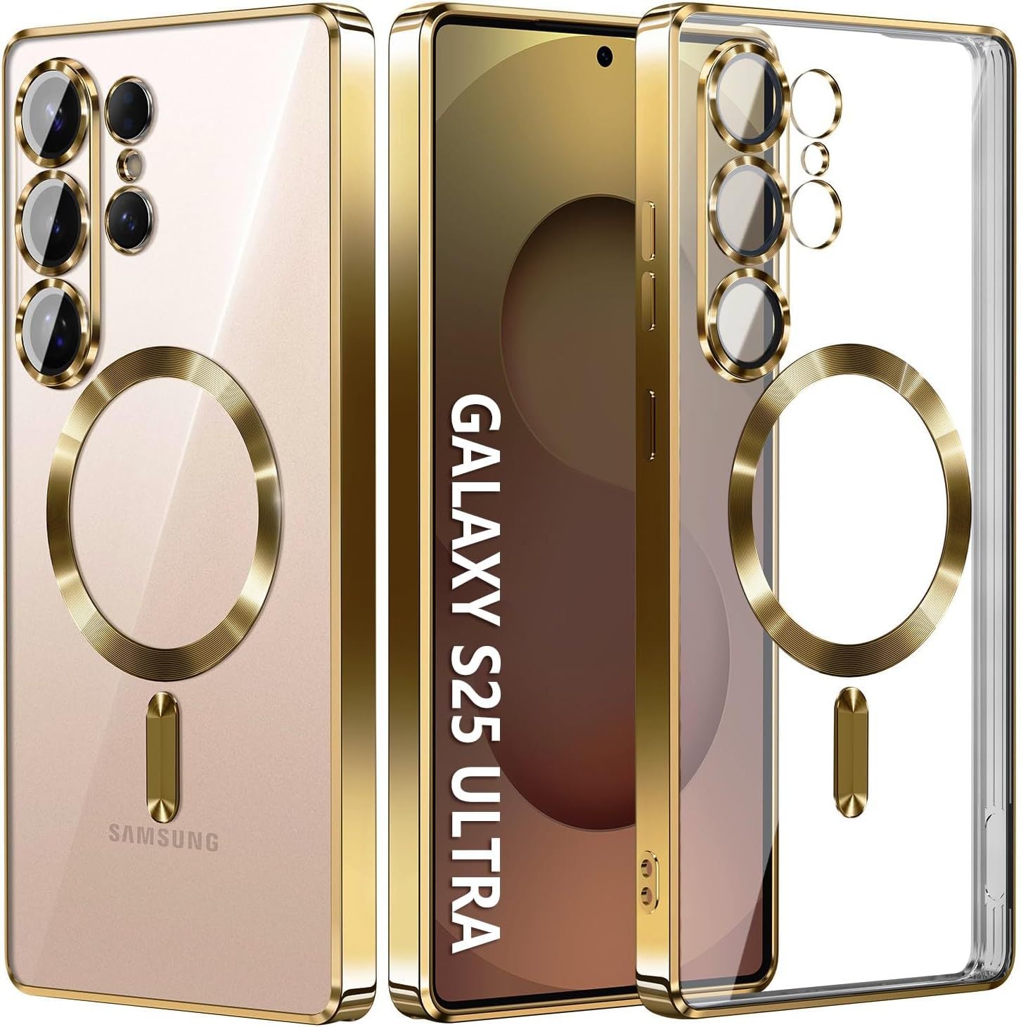 Transparent Electroplated Case with MagSafe
