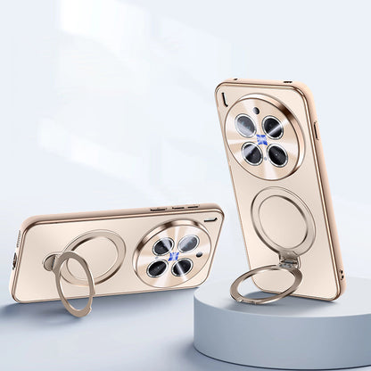 Rotating Magnet Stand Frosted Case with MagSafe