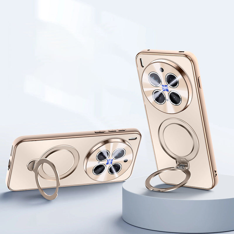 Rotating Magnet Stand Frosted Case with MagSafe