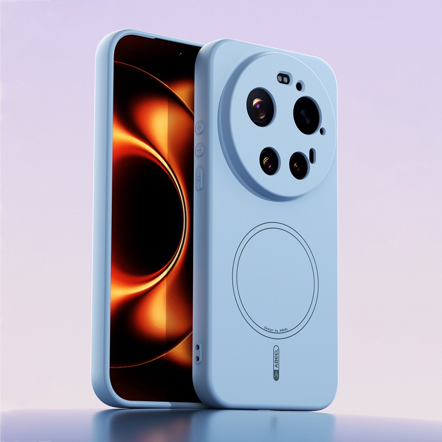 Solid Color Liquid Silicone Case with MagSafe