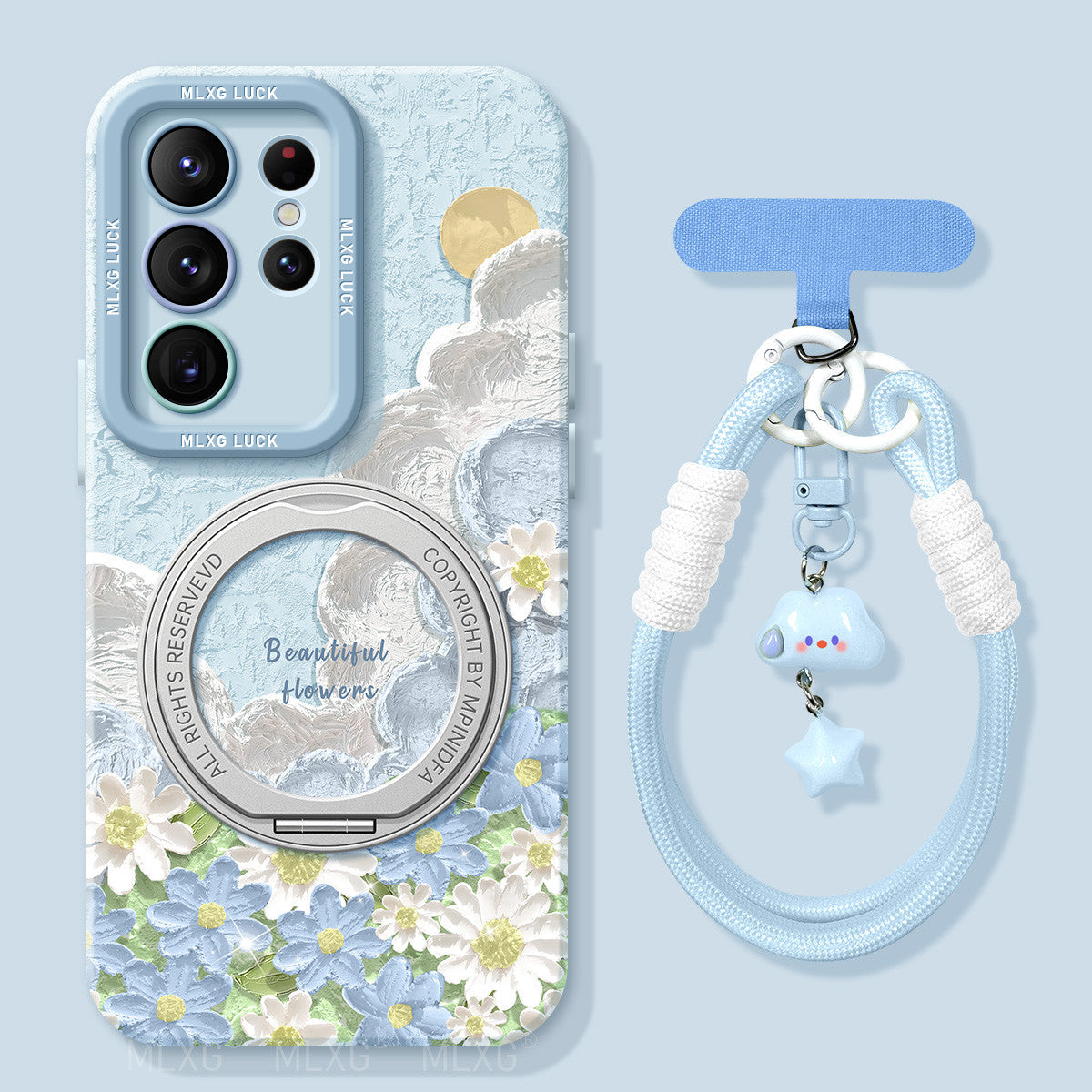 Liquid Silicone Lanyard Case with Bracket