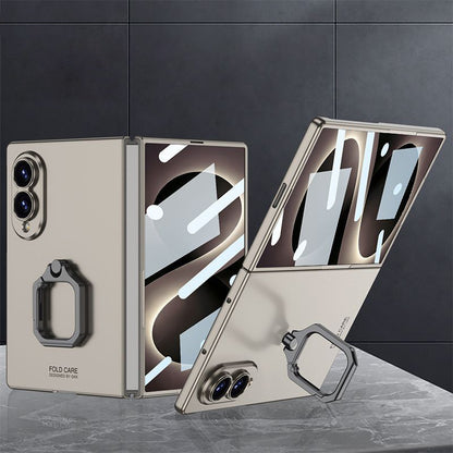 Slim Matte Case With Rotatable Ring