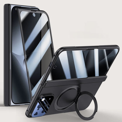 Rotating Magnet Ring Frosted Case with MagSafe