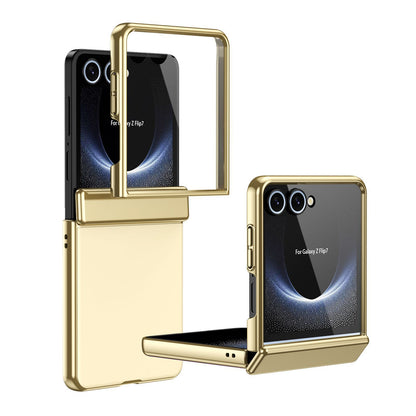 Electroplating Frame Leather Case