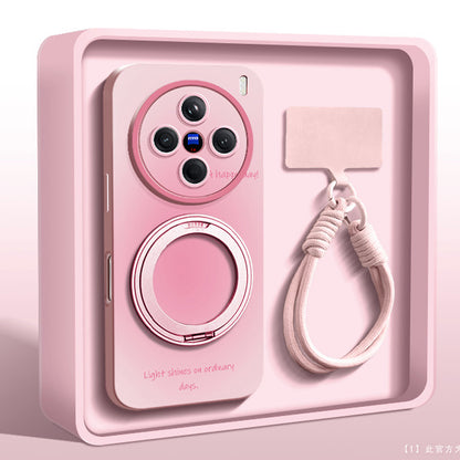 Liquid Silicone Lanyard Case with MagSafe