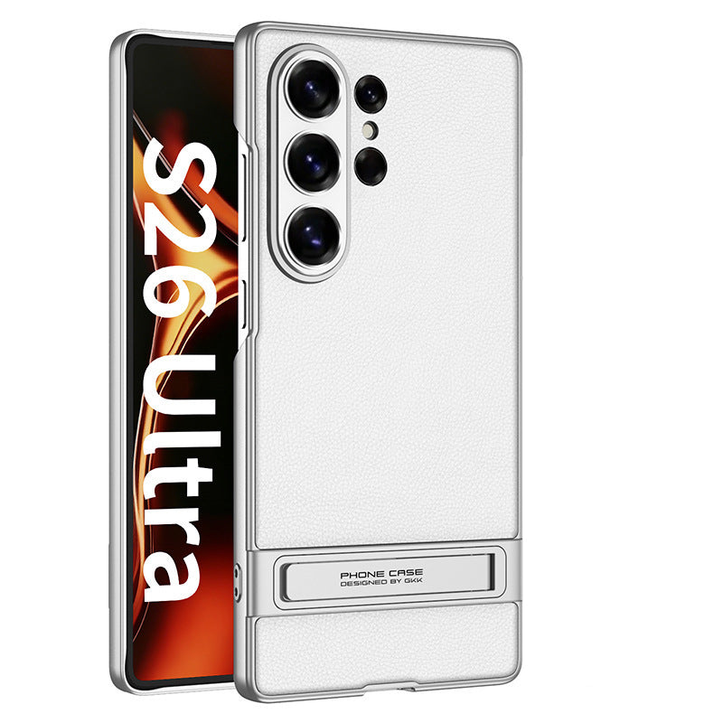 Folding Stand Business Leather Case