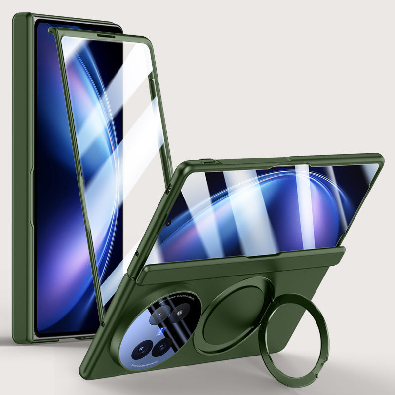 Rotating Magnet Ring Frosted Case with MagSafe