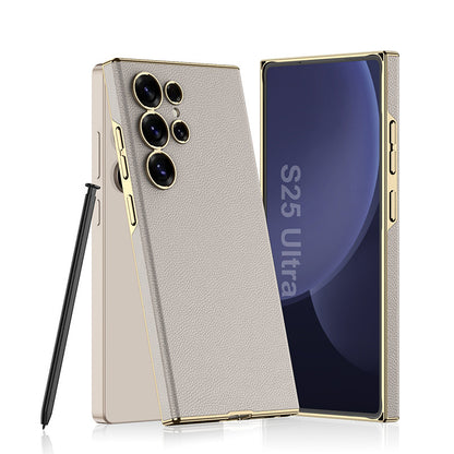 Luxury Electroplated Leather Case