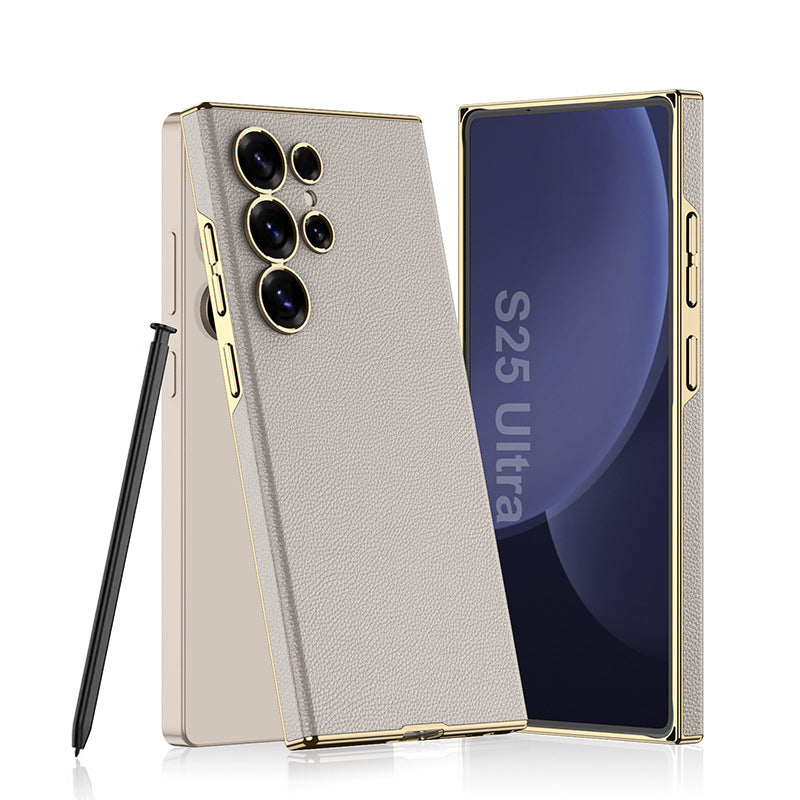 Luxury Electroplated Leather Case