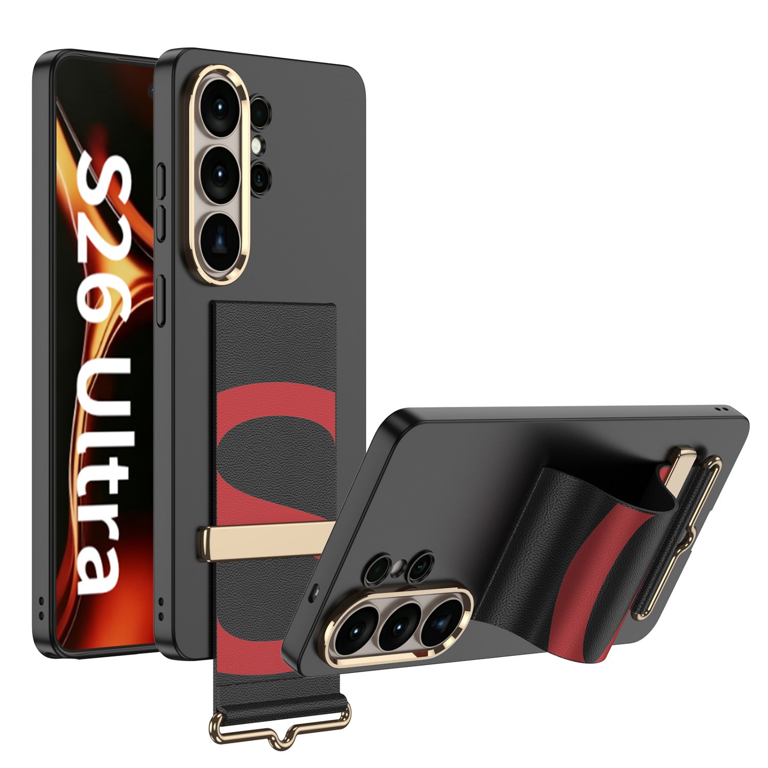 Alphabet Wristband Frosted Protective Case