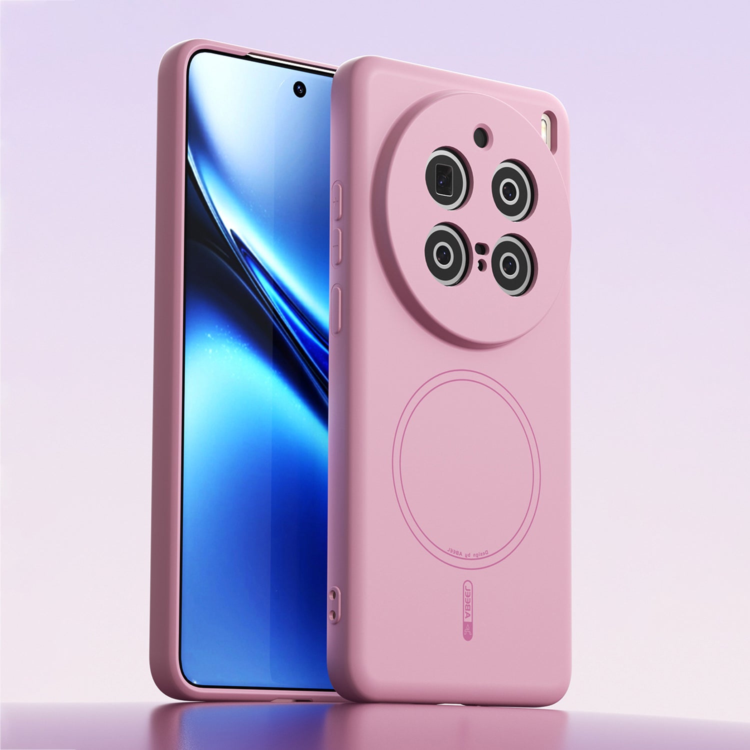 Solid Color Liquid Silicone Case with MagSafe