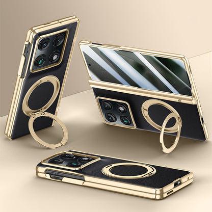 360° Rotating kickstand Leather Case with MagSafe
