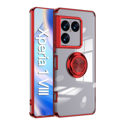 Magnetic Ring Stand Clear Case