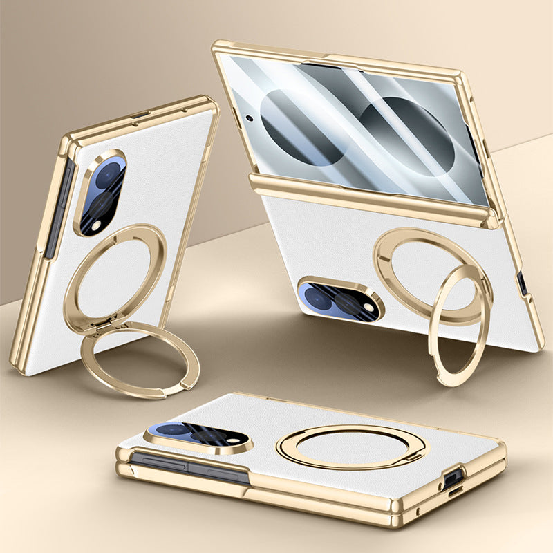 360° Rotating kickstand Leather Case with MagSafe