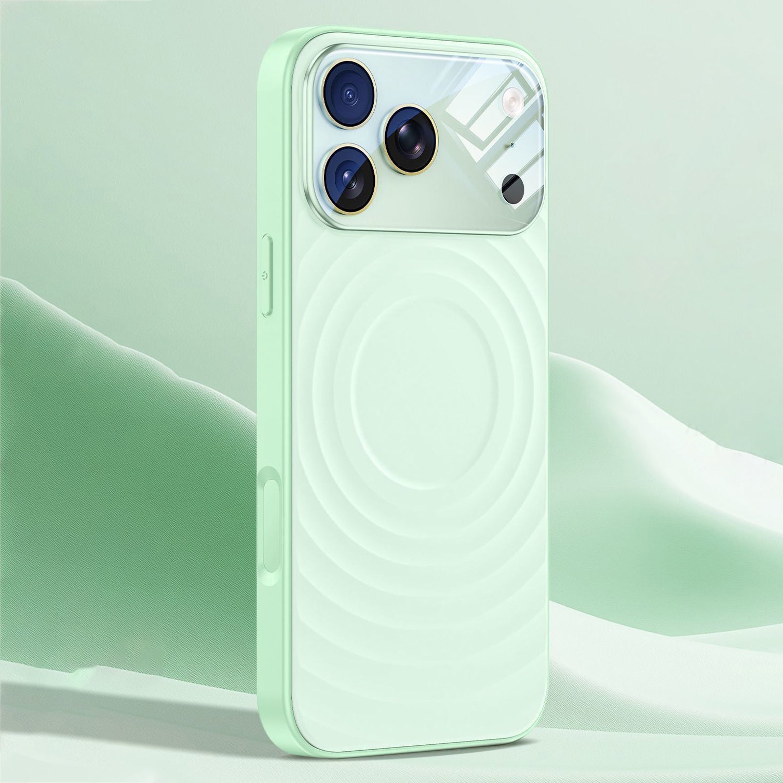 Ripple Texture Liquid Silicone Case with MagSafe