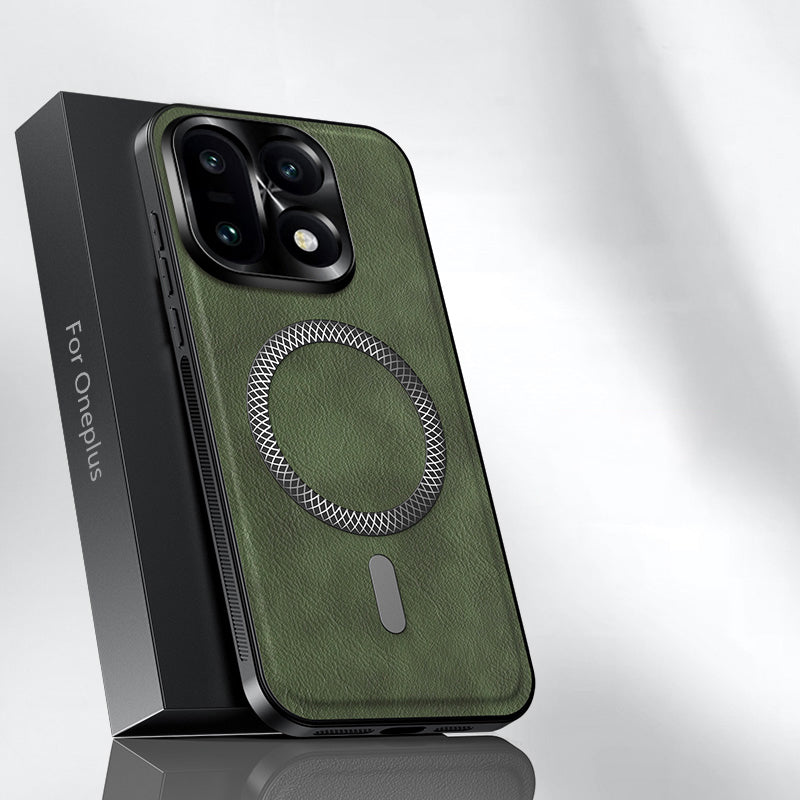 High-Quality Business Leather Case with MagSafe