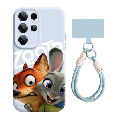 Zootopia Liquid Silicone Lanyard Case