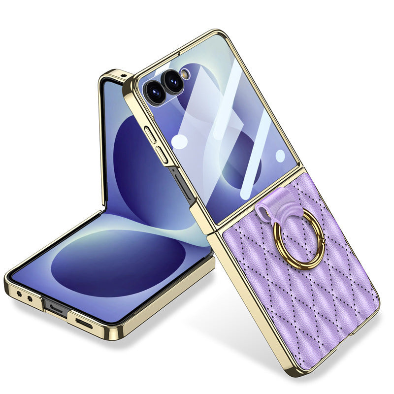 Luxury Wavy‑Textured Leather Case