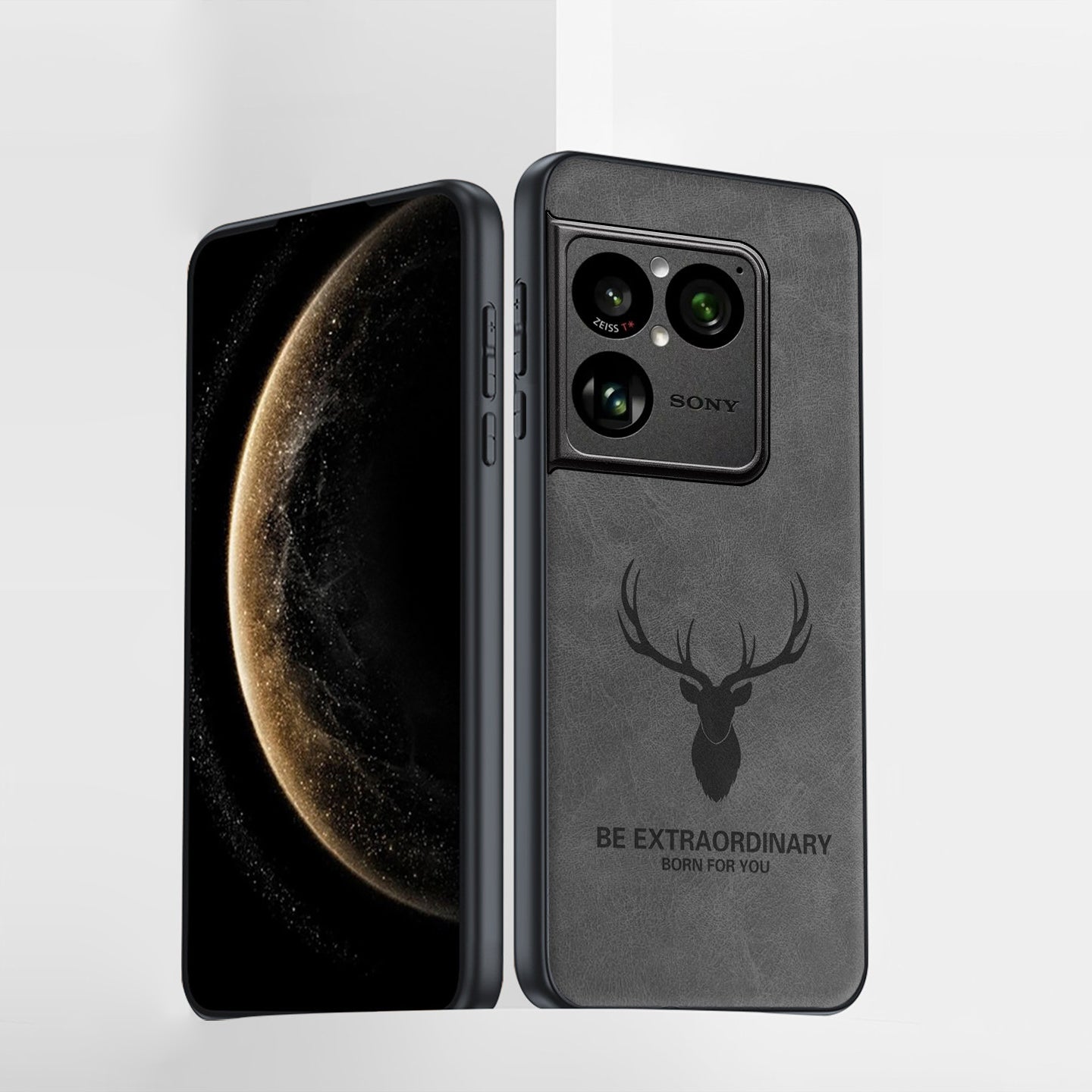 Elk Engraved Leather Case