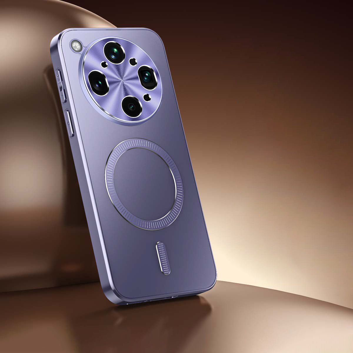 Alloy Metal Frosted Case with MagSafe