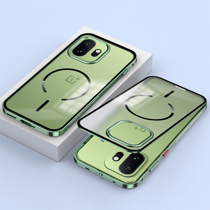Metal Spring Buckle Case with MagSafe