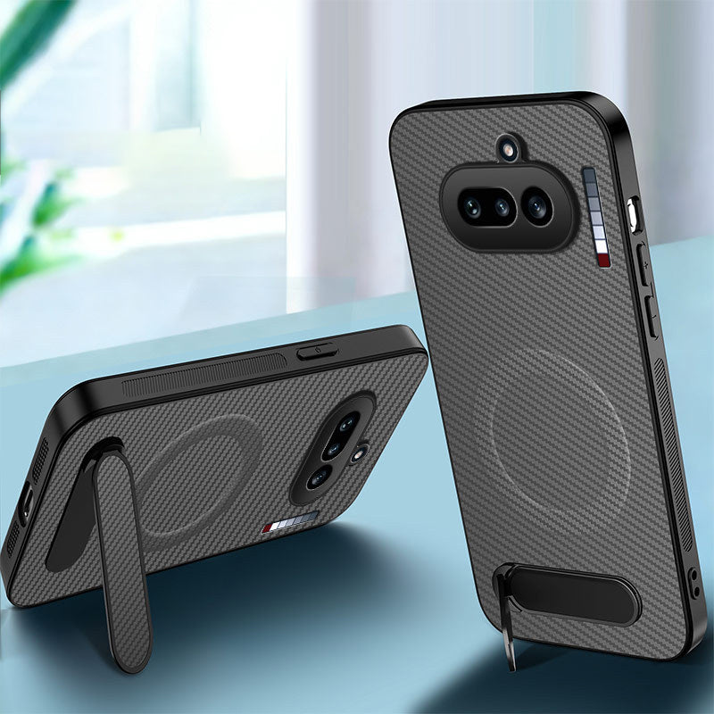 Invisible Bracket Carbon Fiber Pattern Case