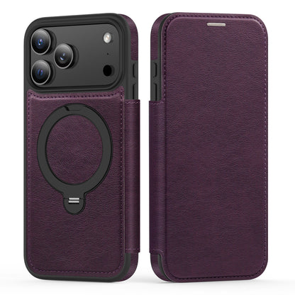 Rotating kickstand Leather Case with MagSafe