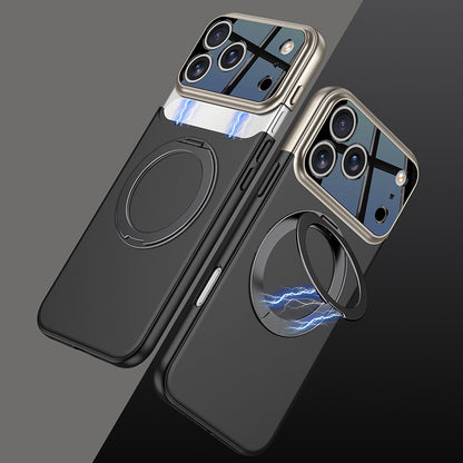 Creative Stitching Frosted Kickstand Case with MagSafe