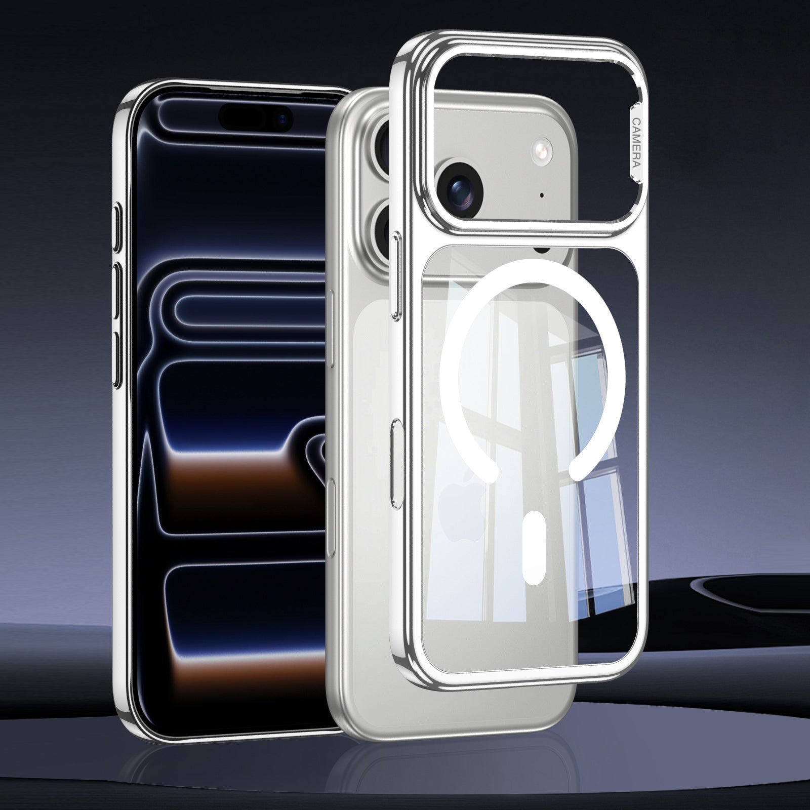 Electroplated Clear Case with MagSafe