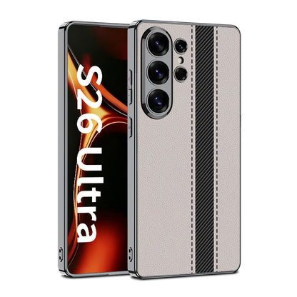 Classic Solid Color Leather Case