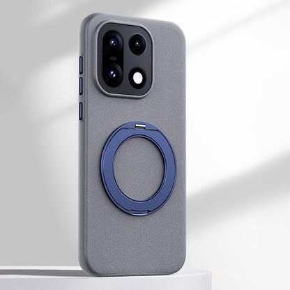 Rock Sand Material Ring Holder Case with MagSafe