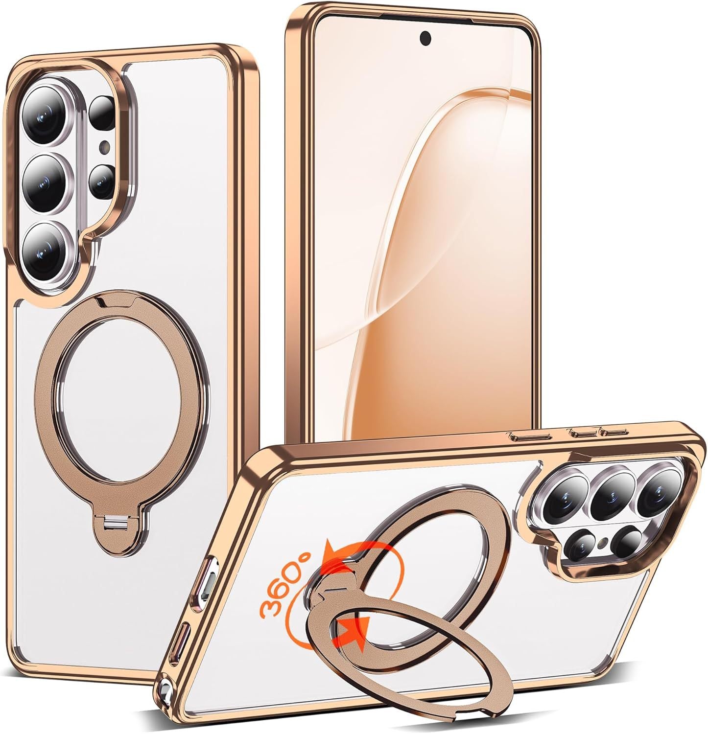 Electroplated Clear Case with MagSafe