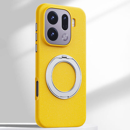 Rock Sand Material Ring Holder Case with MagSafe
