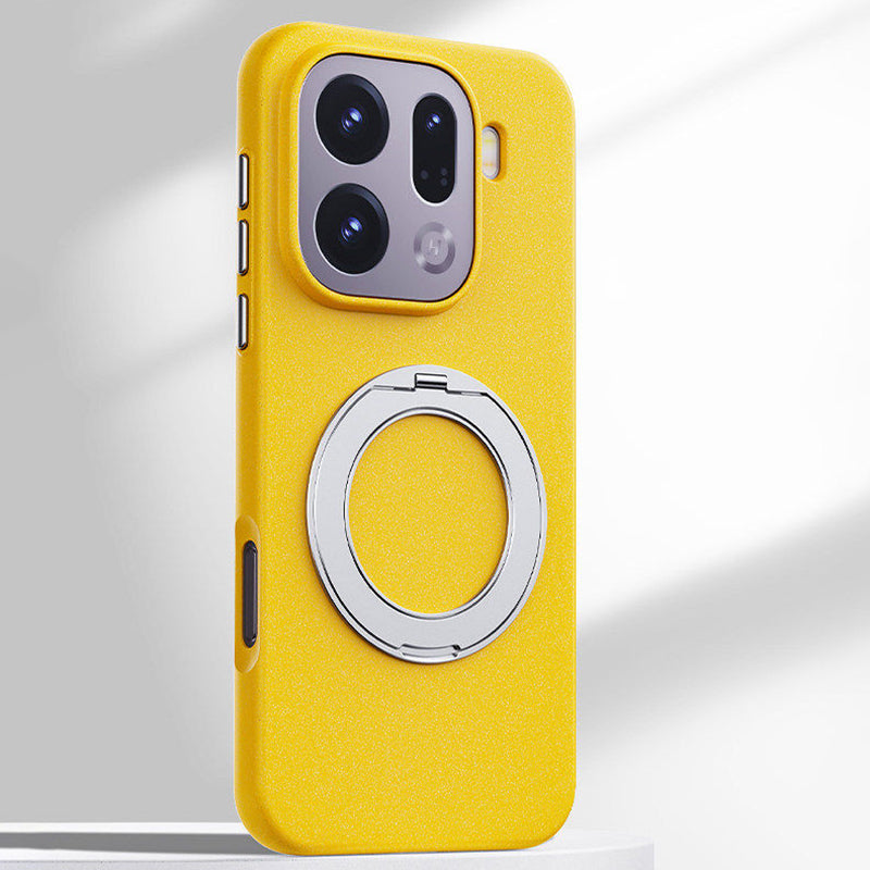 Rock Sand Material Ring Holder Case with MagSafe