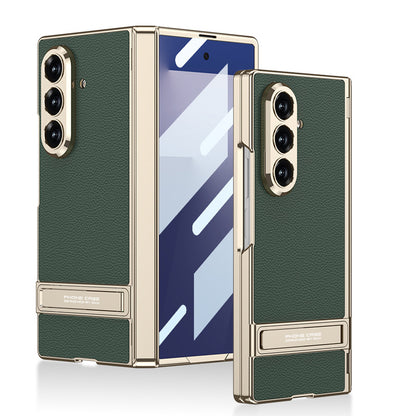 Folding Stand Business Leather Case