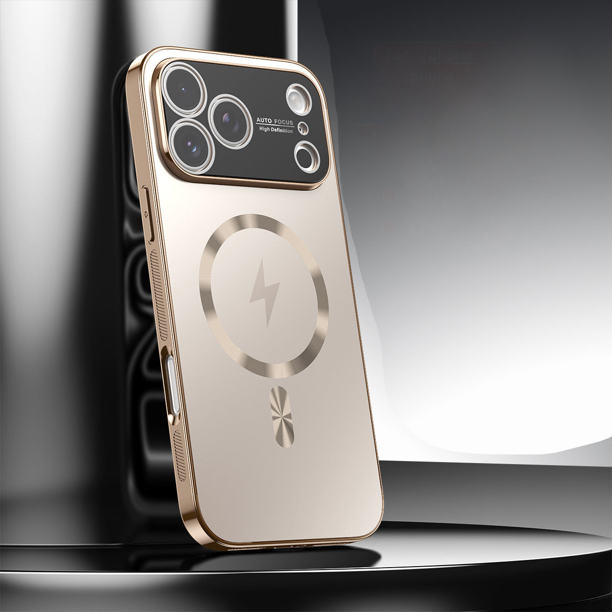 Electroplated Frosted Case with MagSafe