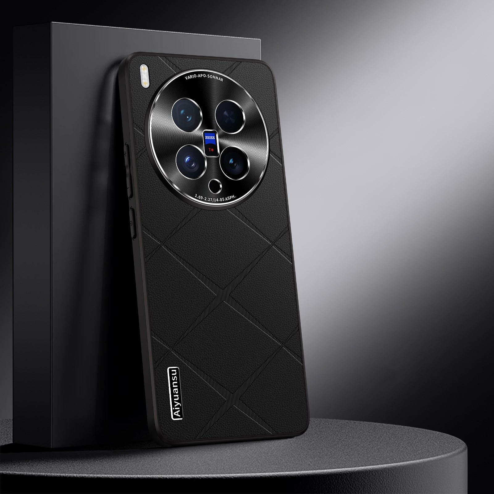 Rotating Ring Leather Case