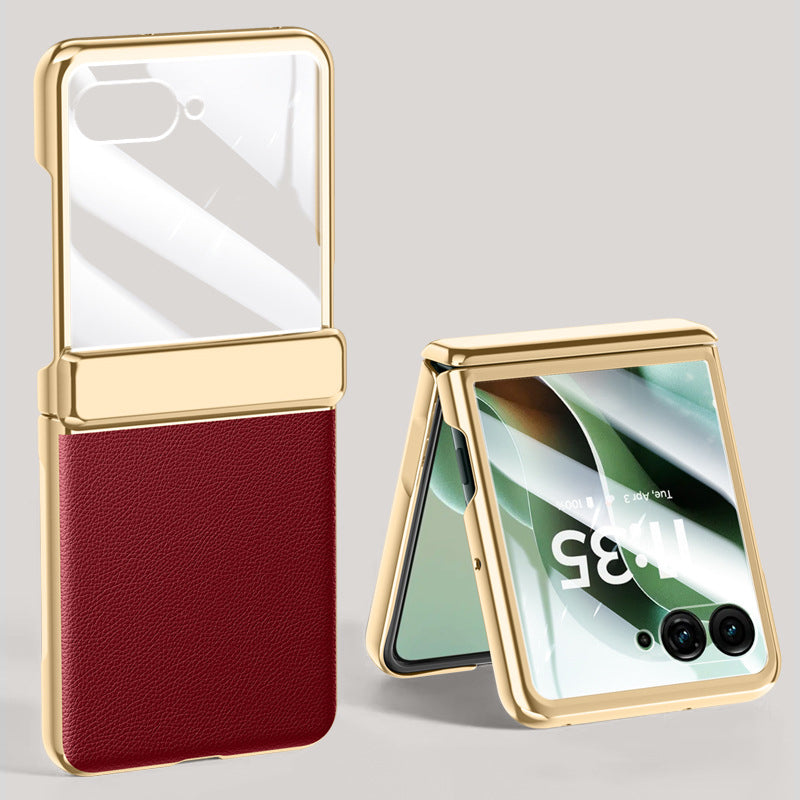 Luxury Electroplated Leather Case
