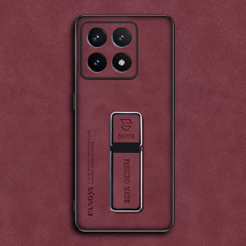 Matte Leather Case with Stand